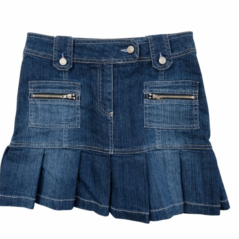Y2K Girl Tribe Denim Mini Skirt